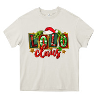 Cream christmas lolo claus Heavy Core Tee - FaDigitalArtStudio