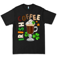 Black Irish coffee St. Patrick's Day Premium Tee - FaDigitalArtStudio