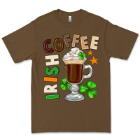 Cacao Irish coffee St. Patrick's Day Premium Tee - FaDigitalArtStudio