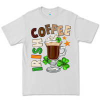 Dove Grey Irish coffee St. Patrick's Day Premium Tee - FaDigitalArtStudio