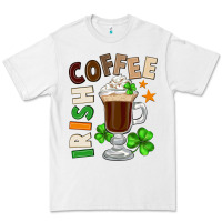 White Irish coffee St. Patrick's Day Premium Tee - FaDigitalArtStudio