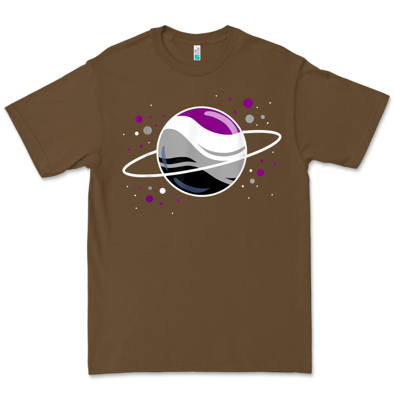 Asexual Outer Space Planet Ace Pride T Shirt Premium Tee by linhVisuals | Teevron