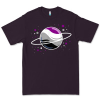 Plum asexual outer space planet ace pride t shirt Premium Tee - linhVisuals