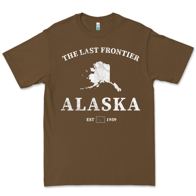 Alaska The Last Frontier T Shirt Premium Tee by linhVisuals | Teevron