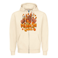 Sandshell Pumpkin queen Fall black girl sneakers Zipper Hoodie - RanaPortraitStore