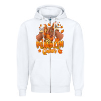 White Pumpkin queen Fall black girl sneakers Zipper Hoodie - RanaPortraitStore