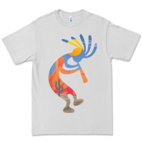 Dove Grey dancing kokopelli southwestern usa native american symbol t shirt Premium Tee - linhVisuals