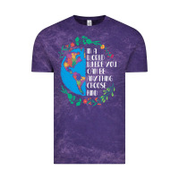 Cloud Purple Autism Awareness Kindness Puzzle Earth Vintage Tee - CowhideDigitalArt