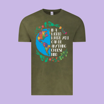 Autism Awareness Kindness Puzzle Earth Vintage Tee Designed By Cowhidedigitalart