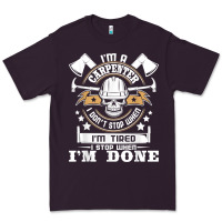 Plum i'm a carpenter i don't stop   funny carpentry woodworking t shirt Premium Tee - linhVisuals
