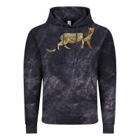 Cloud Black Jaguarundi Vintage Hoodie - LillyAllenDesigns