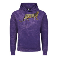 Cloud Purple Jaguarundi Vintage Hoodie - LillyAllenDesigns