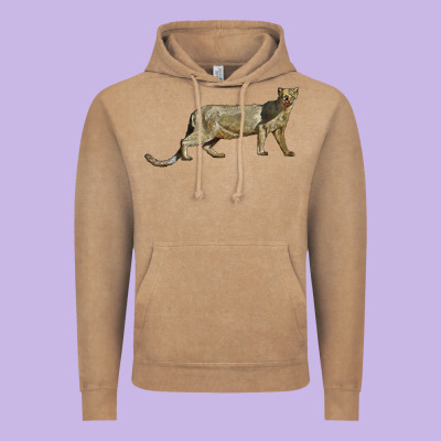 Jaguarundi Vintage Hoodie Designed By Lillyallendesigns