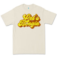 Bone lets boogie shirt vintage dancing 1980s disco themed party t shirt Premium Tee - linhVisuals