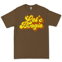 Cacao lets boogie shirt vintage dancing 1980s disco themed party t shirt Premium Tee - linhVisuals