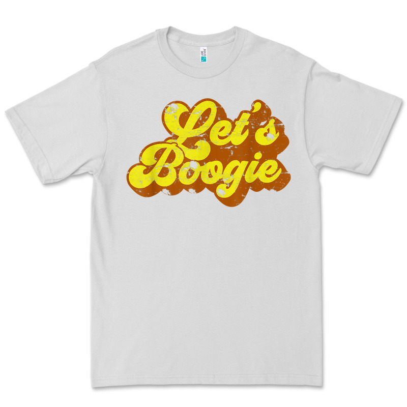 Lets Boogie Shirt Vintage Dancing 1980s Disco Themed Party T Shirt Premium Tee by linhVisuals | Teevron