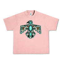 Salmon cowhide turquoise thunderbird Urban Heavy Tee - Jasminsmagicworld
