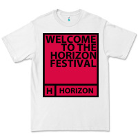 White Horizon Festival Premium Tee - linhVisuals