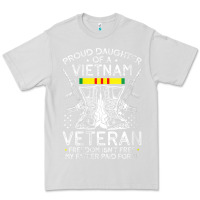 Dove Grey womens proud daughter of a vietnam veteran freedom isn't free v neck t Premium Tee - linhVisuals