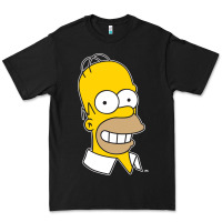 Black the simpsons homer simpson face sweatshirt Premium Tee - linhVisuals