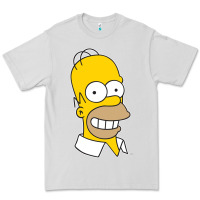 Dove Grey the simpsons homer simpson face sweatshirt Premium Tee - linhVisuals