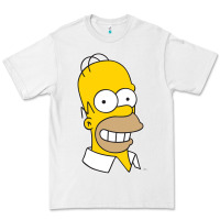 White the simpsons homer simpson face sweatshirt Premium Tee - linhVisuals