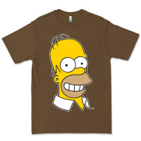 Cacao the simpsons homer simpson face sweatshirt Premium Tee - linhVisuals