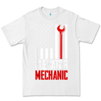 White elevator mechanic american flag gift for elevator technician t shirt Premium Tee - linhVisuals