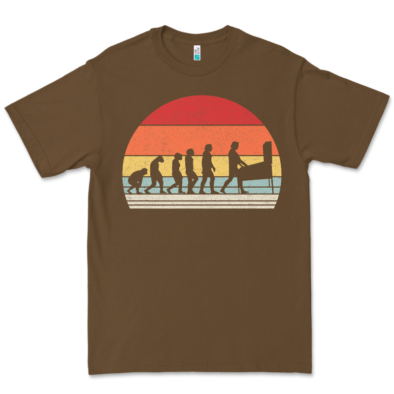 Vintage Retro Evolution Of The Pinball Lover Premium T Shirt Premium Tee by linhVisuals | Teevron