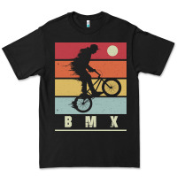Black bmx vintage bike fans kids gift boys bmx pullover hoodie Premium Tee - linhVisuals