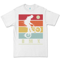 White bmx vintage bike fans kids gift boys bmx pullover hoodie Premium Tee - linhVisuals