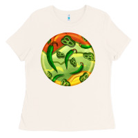 Bone hispanic heritage month round earrings 1 Ladies Tee - BundleAndBundleShop