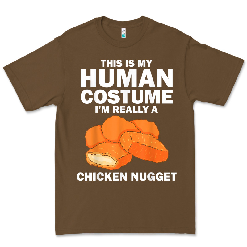 Funny Chicken Nugget Costume For Kids Fashion Nugget Foodie T Shirt Premium Tee by linhVisuals | Teevron