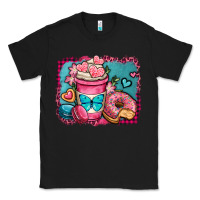 Black valentines day coffee cup and sweets Classic Tee - OliviaCreatesArt