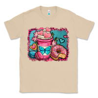 Mushroom valentines day coffee cup and sweets Classic Tee - OliviaCreatesArt