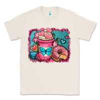 Natural valentines day coffee cup and sweets Classic Tee - OliviaCreatesArt