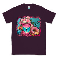 Plum valentines day coffee cup and sweets Classic Tee - OliviaCreatesArt