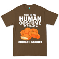 Cacao funny chicken nugget costume for kids fashion nugget foodie t shirt Premium Tee - linhVisuals