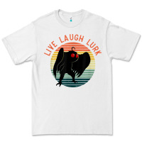 White mothman live laugh lurk Premium Tee - linhVisuals