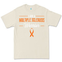 Bone multiple sclerosis warrior autoimmune disease orange ribbon Premium Tee - linhVisuals