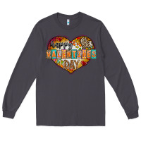 Smoke Happy Valentınes Day Long Sleeve Tee - CowhideDigitalArt