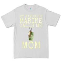 Dove Grey my favorite marine calls me mom Premium Tee - linhVisuals