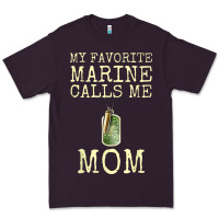Plum my favorite marine calls me mom Premium Tee - linhVisuals