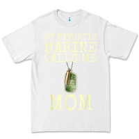 White my favorite marine calls me mom Premium Tee - linhVisuals