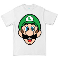 White luigi Premium Tee - linhVisuals