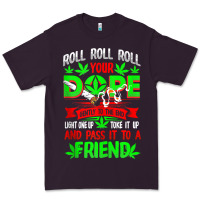 Plum funny weed pot lover roll joint friend smoking marijuana tank top Premium Tee - linhVisuals