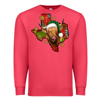 Cardinal christmas texas highland cow Premium Sweatshirt - Jasminsmagicworld