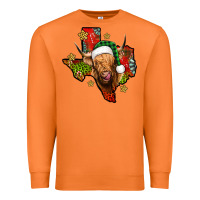 Carrot christmas texas highland cow Premium Sweatshirt - Jasminsmagicworld