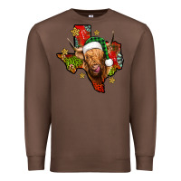 Chestnut christmas texas highland cow Premium Sweatshirt - Jasminsmagicworld