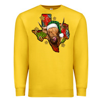 Lemon christmas texas highland cow Premium Sweatshirt - Jasminsmagicworld